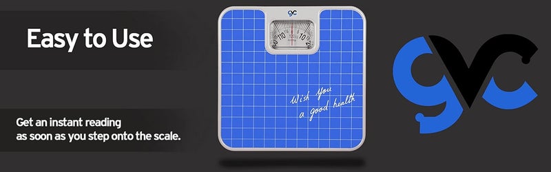 GVC Iron Analog Weight Machine - Manual Weighing Scale (Upto 120Kg Capacity), Blue - Image 3