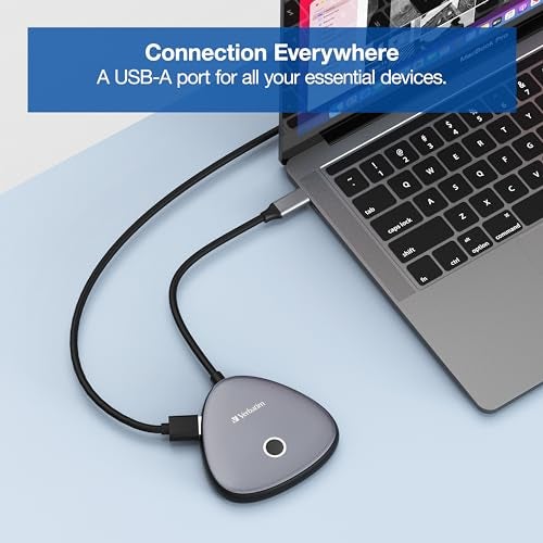 Verbatim Share My Screen Video Extender 4K USB-C Wireless HDMI Transmitter and Receiver Display Adapter with USB Hub and Card Reader - Image 4