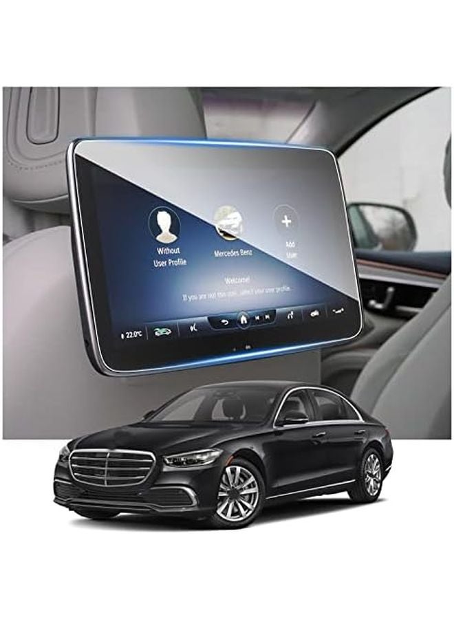Maybach GLS Rear Row Infotainment Touchscreen Tempered Glass Protector for S500 S580 S680 Mercedes SUV - Image 1