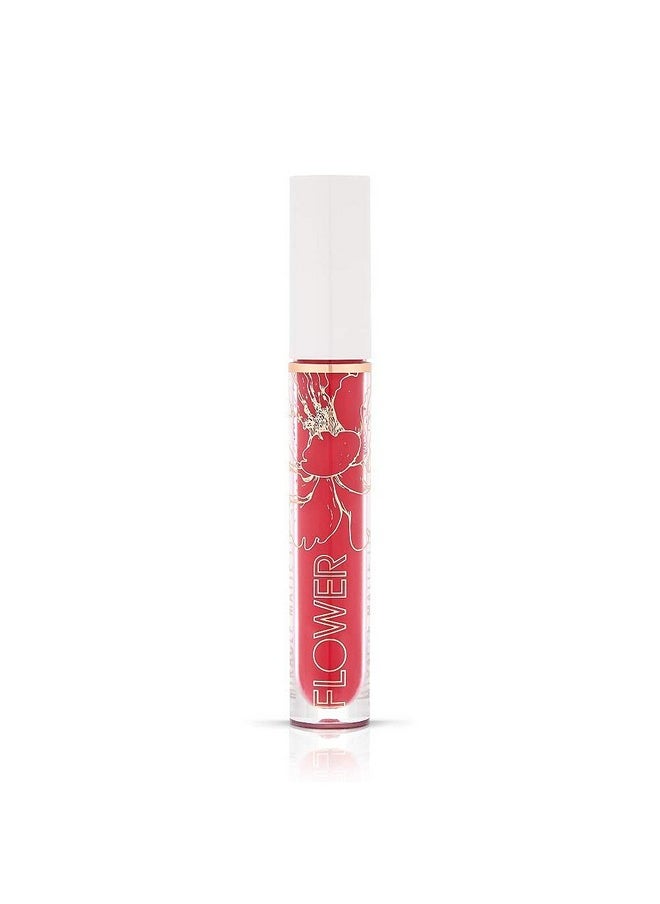Flower Beauty - Miracle Matte Liquid Lip Color Vividly Bold & Creaseless Matte Liquid Lipstick Comfortable All Day High Impact Makeup Color (Melon Pop) - Image 1