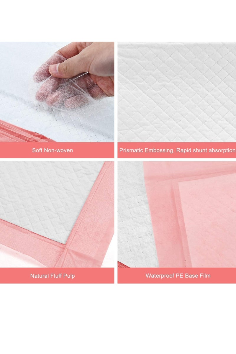 Gonice Disposable Changing Pads for Baby Disposable Underpads Waterproof Diaper Changing Pad Breathable Underpads Bed Table Protector Mat Changing Pad Liner, 24 Inches x 17 Inches - Image 3