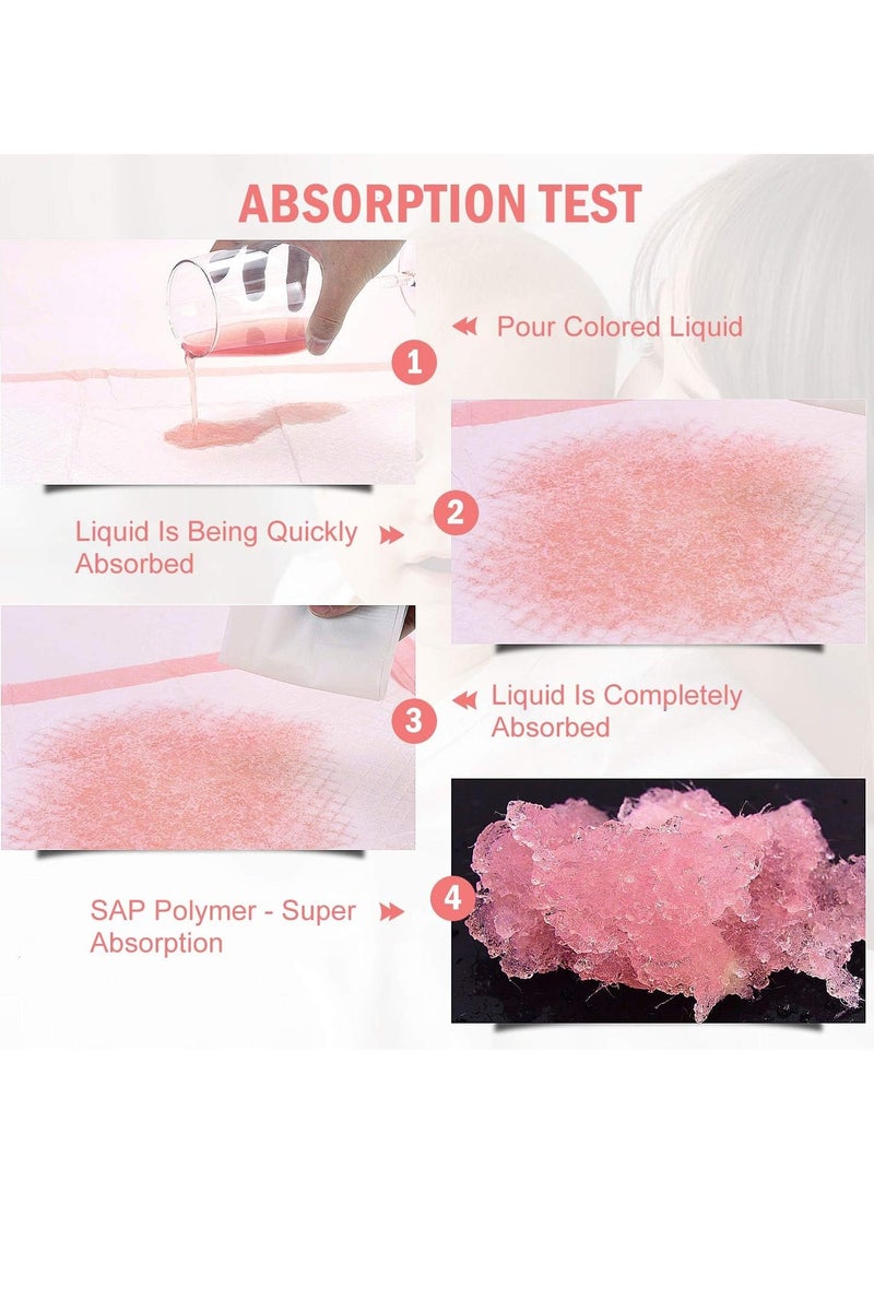 Gonice Disposable Changing Pads for Baby Disposable Underpads Waterproof Diaper Changing Pad Breathable Underpads Bed Table Protector Mat Changing Pad Liner, 24 Inches x 17 Inches - Image 4