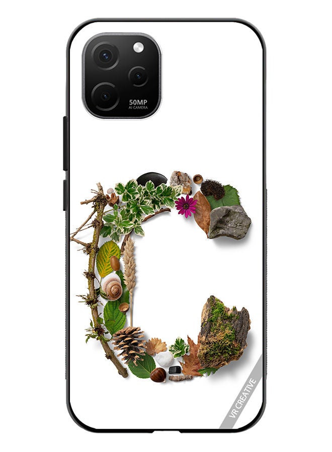 VR CREATIVE Protective Case Cover For Huawei Nova Y61 Alphabet C Design Multicolour - Image 1