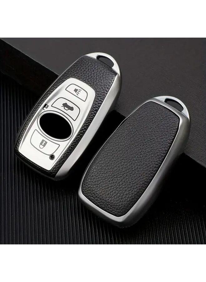 غطاء مفتاح السيارة من TPU الفضي لسيارات Subaru Outback وCrosstrek وForester وWRX وImpreza - Image 5