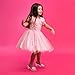 PRINCESS EXPRESSIONS Expressions Kids 3 Pack Dress Up Royalty Shoes with Heels Set in Carrying Bag Fits Toddler Size 710 Pink Rose Lilac Perfect Little Girl Toys Role Play Playset - Image 3