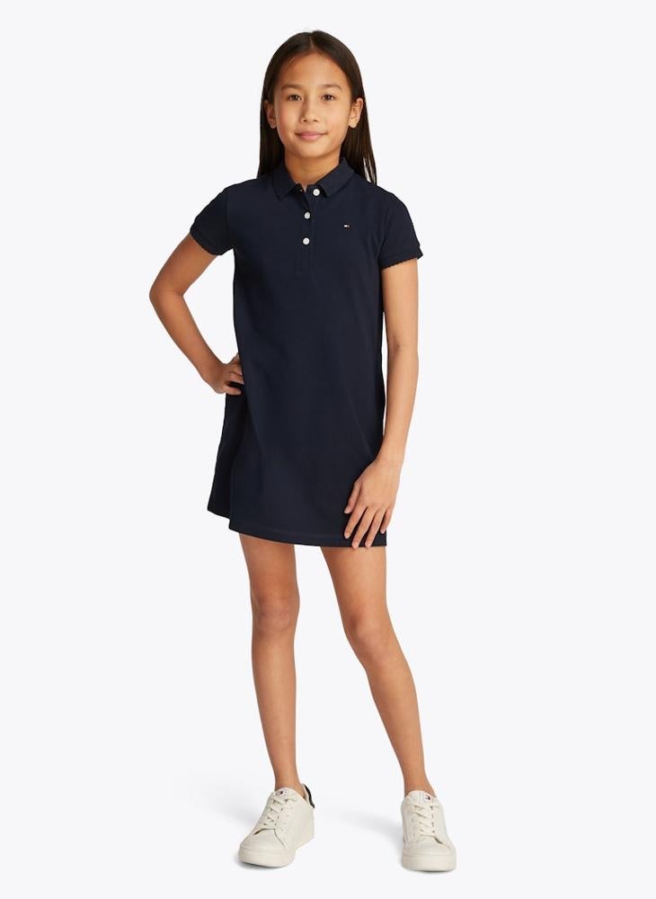 TOMMY HILFIGER - Kids Essential Polo Dress - Image 1