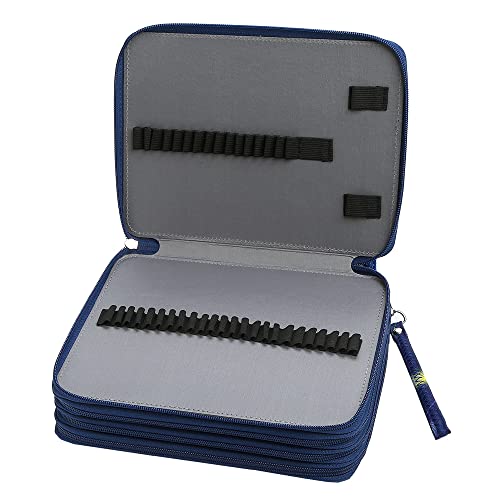 Lbxgap Portable Colored 184 Slots Pencil case Organizer with Printing Pattern for Watercolor Pens or Markers, Pencil Case Organizer for Artist - Image 4