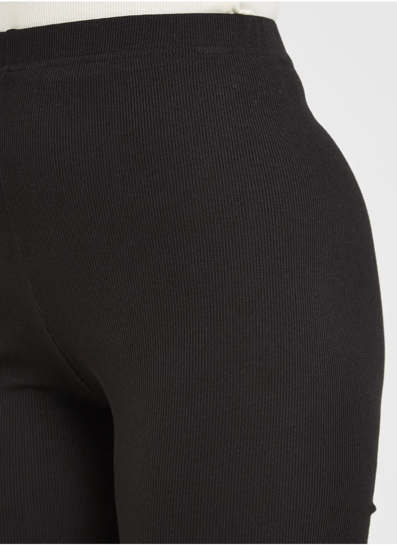 Ginger Basics Ribbed High Waist Short