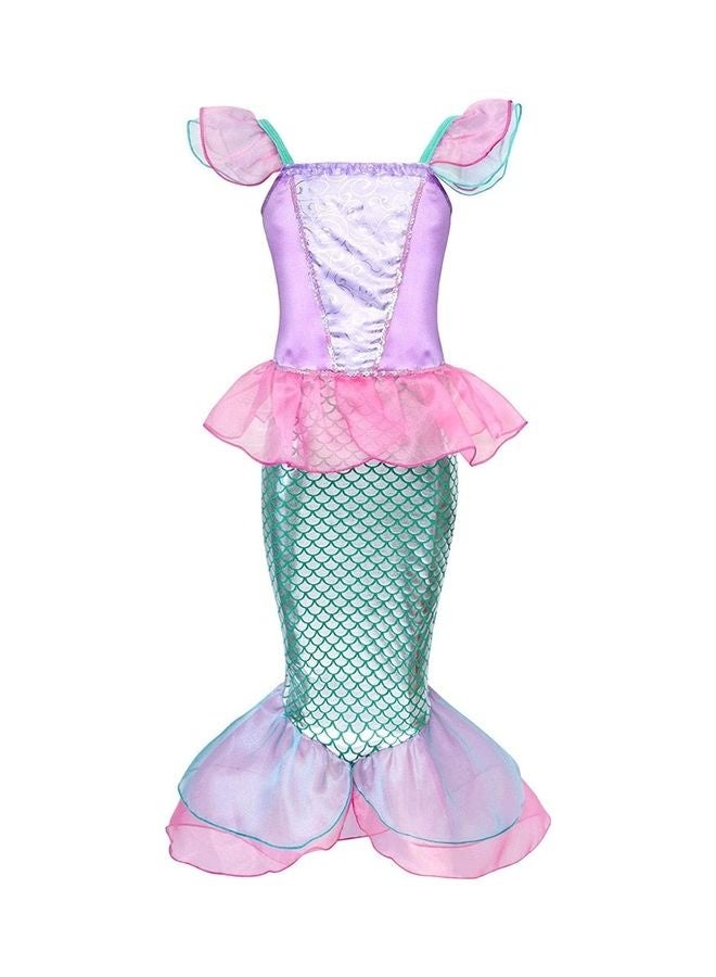 Mermaid Costume with Jewellery Set 100cm - Image 2