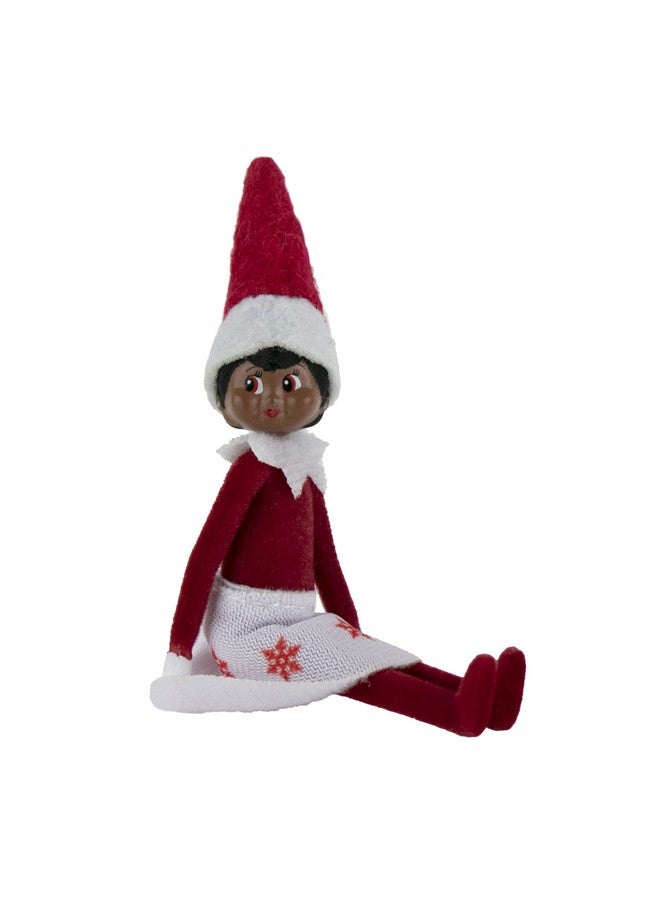 Worlds Smallest The Elf On The Shelf Girl - Dark - 4 Inches Tall! - Image 1