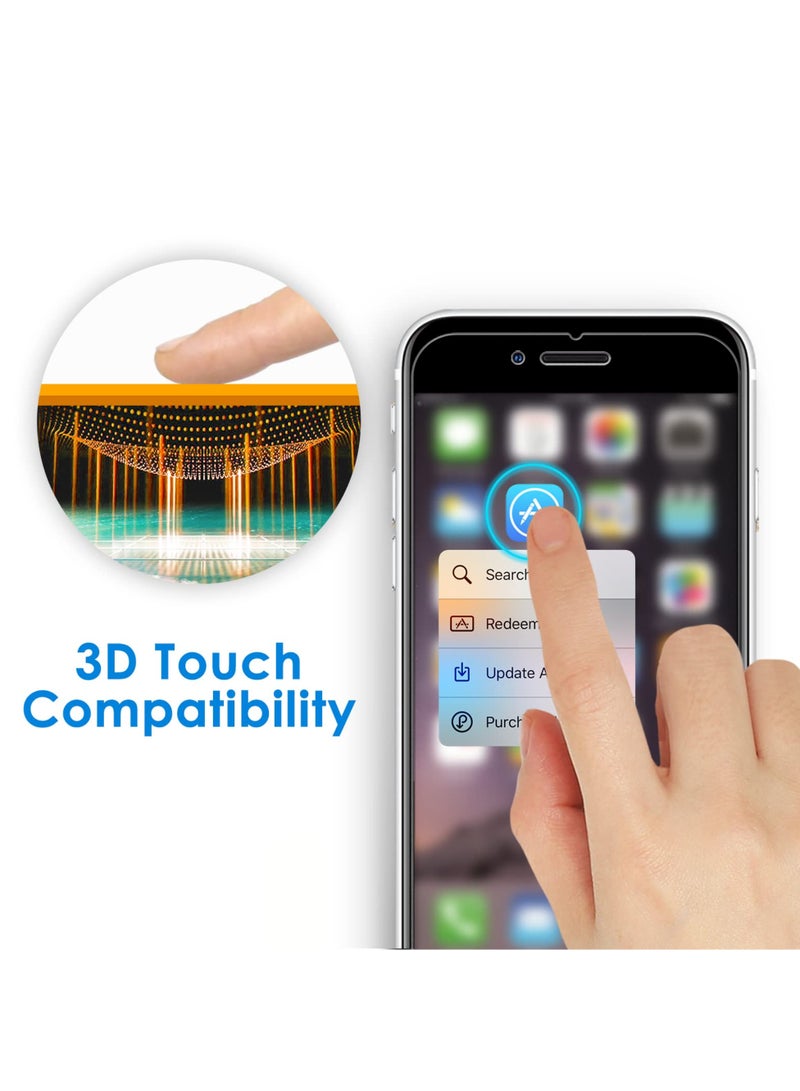 Jetech 3 Pack Screen Protector For Iphone Se 3 2 2022 2020 Edition Iphone 8 Iphone 7 Iphone 6S And Iphone 6 Tempered Glass Film 4.7 Inch - Image 5