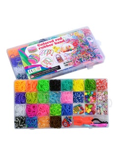 Loom Band Bracelet Kit, Loom Bands Kit for Kids Weaving DIY Crafting Gift, Rubber Band Bracelet Kit, for DIY Friendship Bracelet Making Kits, Girls DIY Bracelet Making Kit
