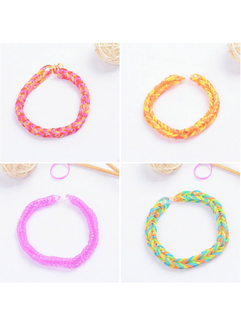 Excefore - Loom Band Bracelet Kit, Loom Bands Kit for Kids Weaving DIY Crafting Gift, Rubber Band Bracelet Kit, for DIY Friendship Bracelet Making Kits, Girls DIY Bracelet Making Kit - Image 1