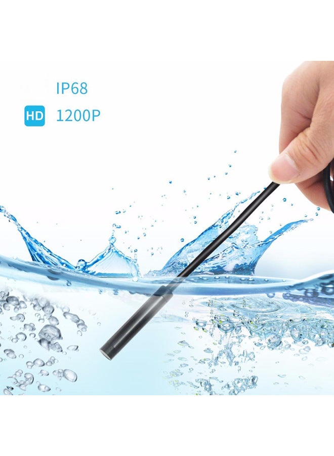 1200p Ultra-clear Endoscope Suitable For Android Wifi Mobile Phones 8mm Wireless Endoscope Digital Camera-Color:3.5 M Flexible Cord - Image 5