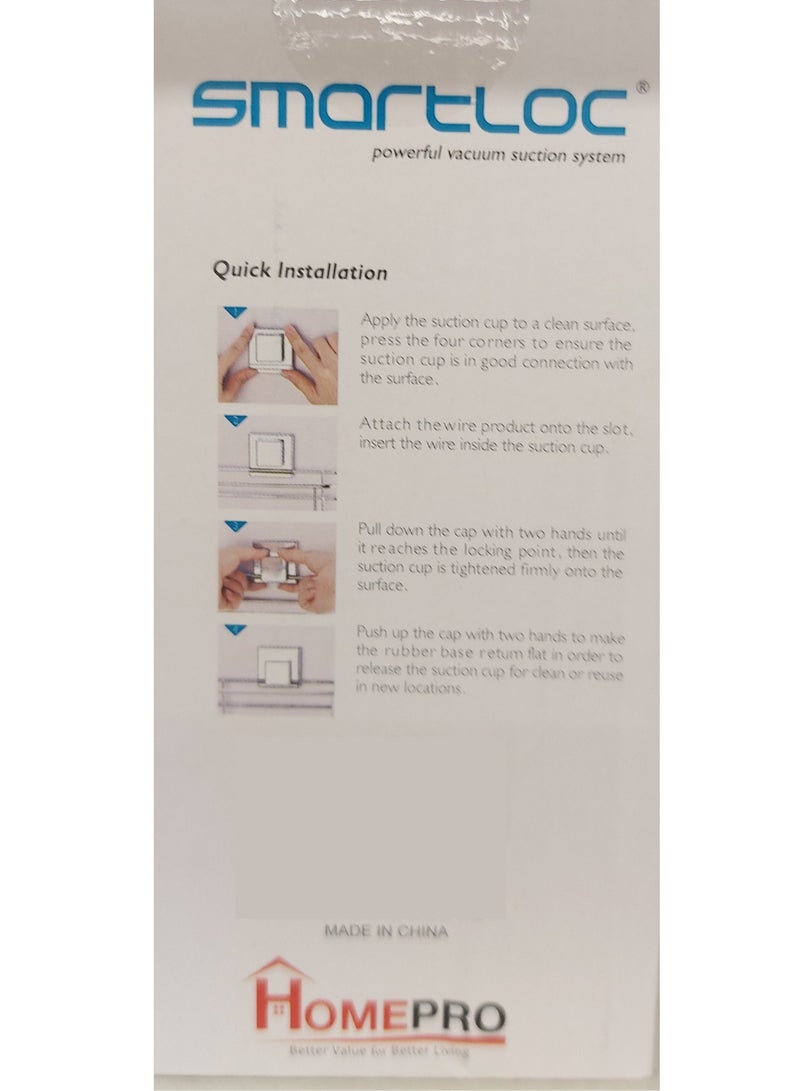 SMARTLOC Vaccum Suction Soap Holder Silver - Image 2