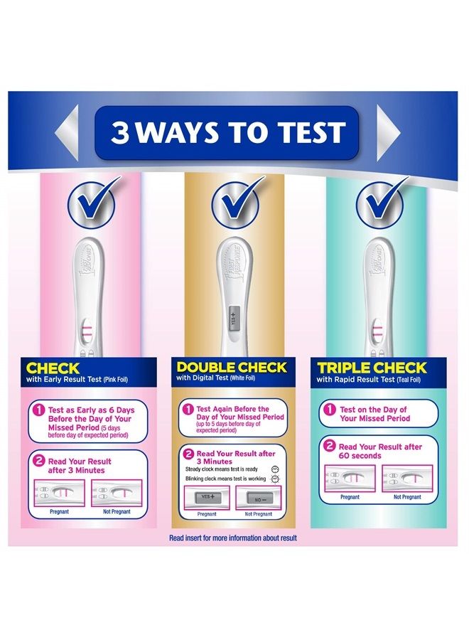 FIRST RESPONSE اختبار الحمل ثلاثي الفحص 3 حبة - Image 5