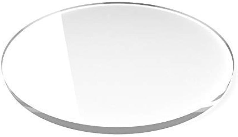 Royals Acrylic Transparent Cake Base (8inch) | Cake Boards, Reusable Cake Circles Cake Base | Cake Base Plate | Cake Pizza Circle Scalloped | Cake Disc | - Image 1