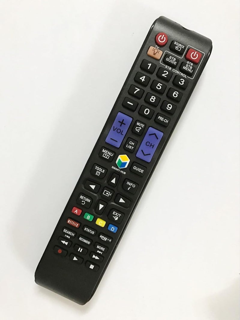 BOMAZ Replacement Remote Controller fit for UN40F6350 UN46F6350 UN46F6350AF UN50F6350 Samsung Smart TV - Image 1