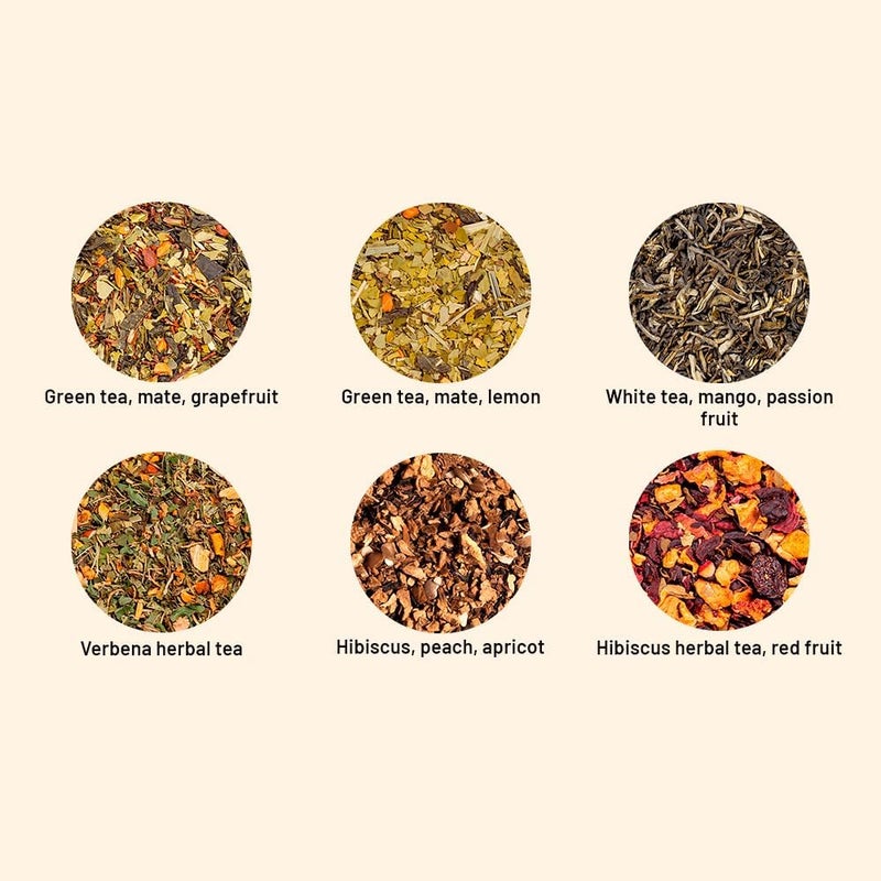 Kusmi Tea Collection - 15 Miniature Flavored Teas and Infusions with 100 Tea Filters and Spoon - Image 3
