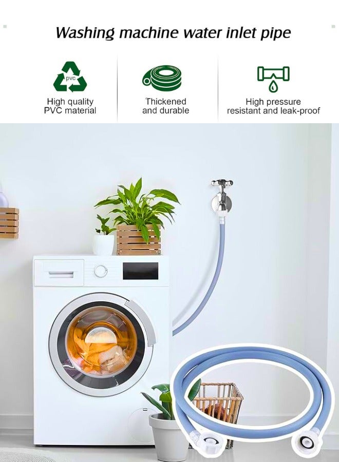 Chase Up Premium Quality Universal Washing Machine/Dishwasher Inlet Hose with 90 Degree Elbow,Adapter For Fully Automatic Washing Machine,Reliable Dishwasher Explosion-proof Extension Tube (1.5M) - Image 3