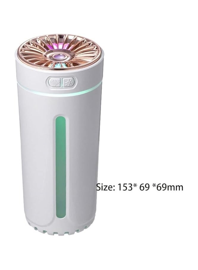 قام مرطب السيارة ومعطر الهواء العطري - رذاذ بارد فائق الهدوء، يعمل بمنفذ USB، إيقاف تلقائي، ضوء ليلي، وضعان للرش للاستخدام في المنزل والمكتب والسيارة - Image 5