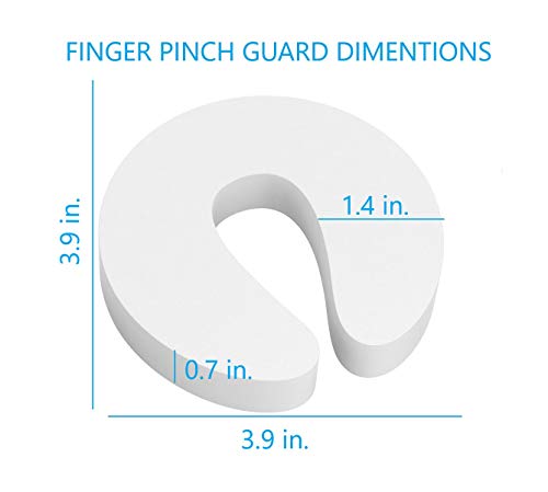 ARCLEER Door Pinch Guard and Door Slam Stopper 6pk. Use Safety Door Guard Made of Soft Foam to Keep Door Open. Serves As a Protector for Kids by Arcleer - Image 2