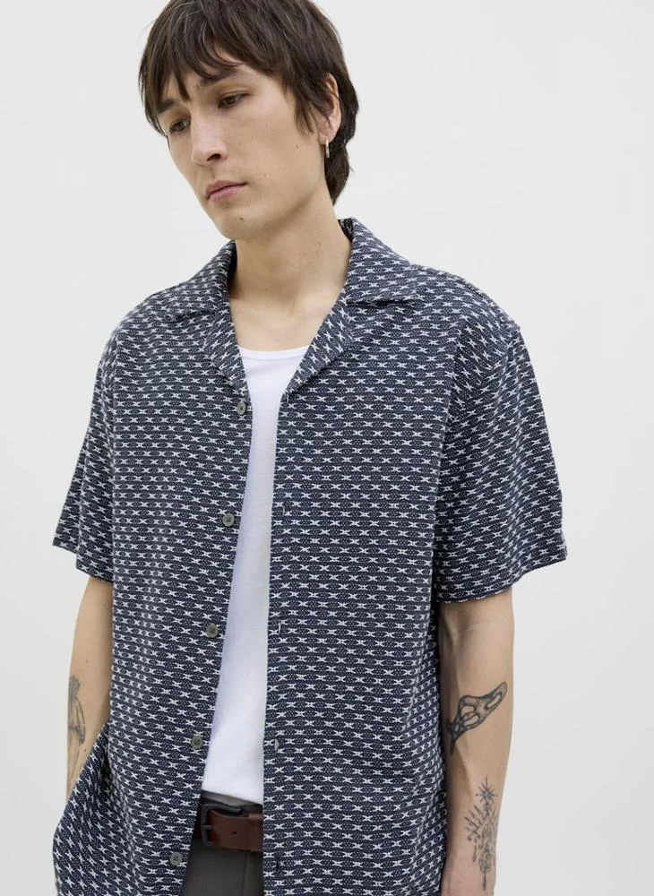 JACK & JONES Aop Print Resort Relaxed Fit Shirt