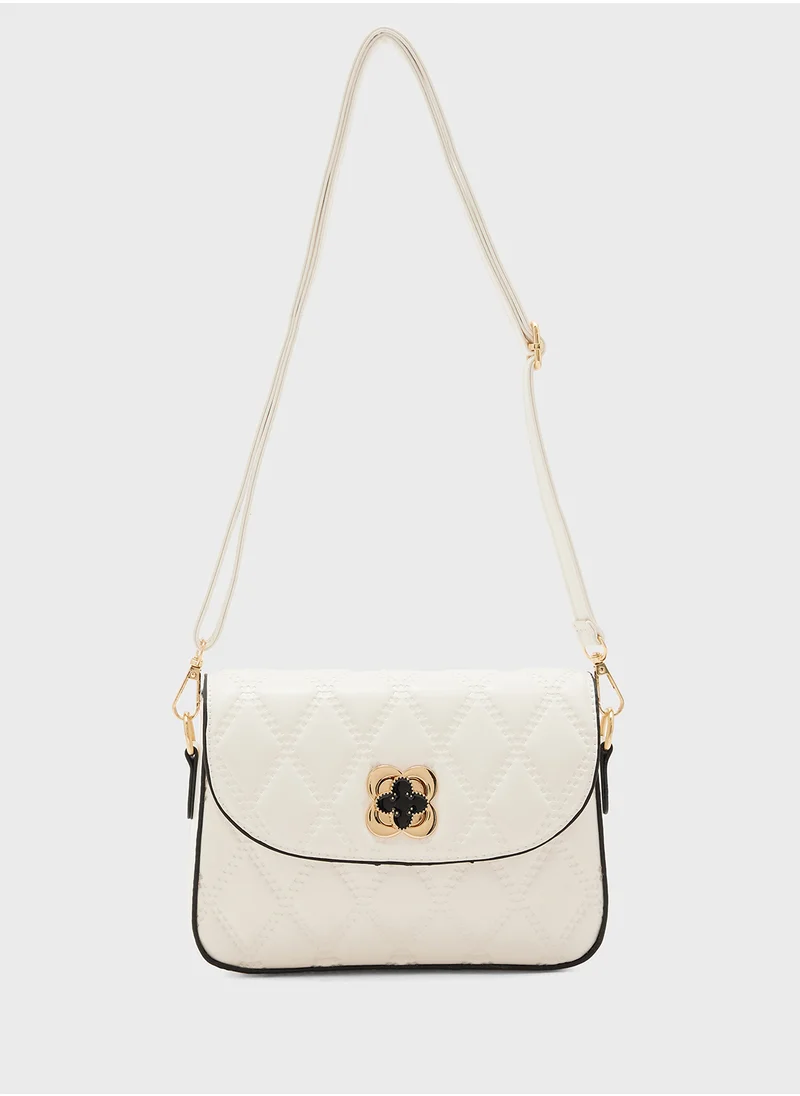 ELLA Ladies Quilted Crossbody Bag