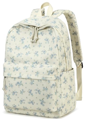 BTOOP School Backpack for Teens Large Corduroy Bookbag Lightweight 15.6 inch Laptop Bag for Girls Women Casual High School College - Image 5