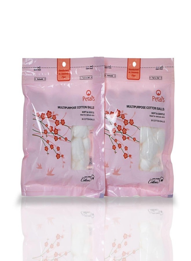 Petals Cotton Ball Multipurpose (Pack Of 3) - Image 4