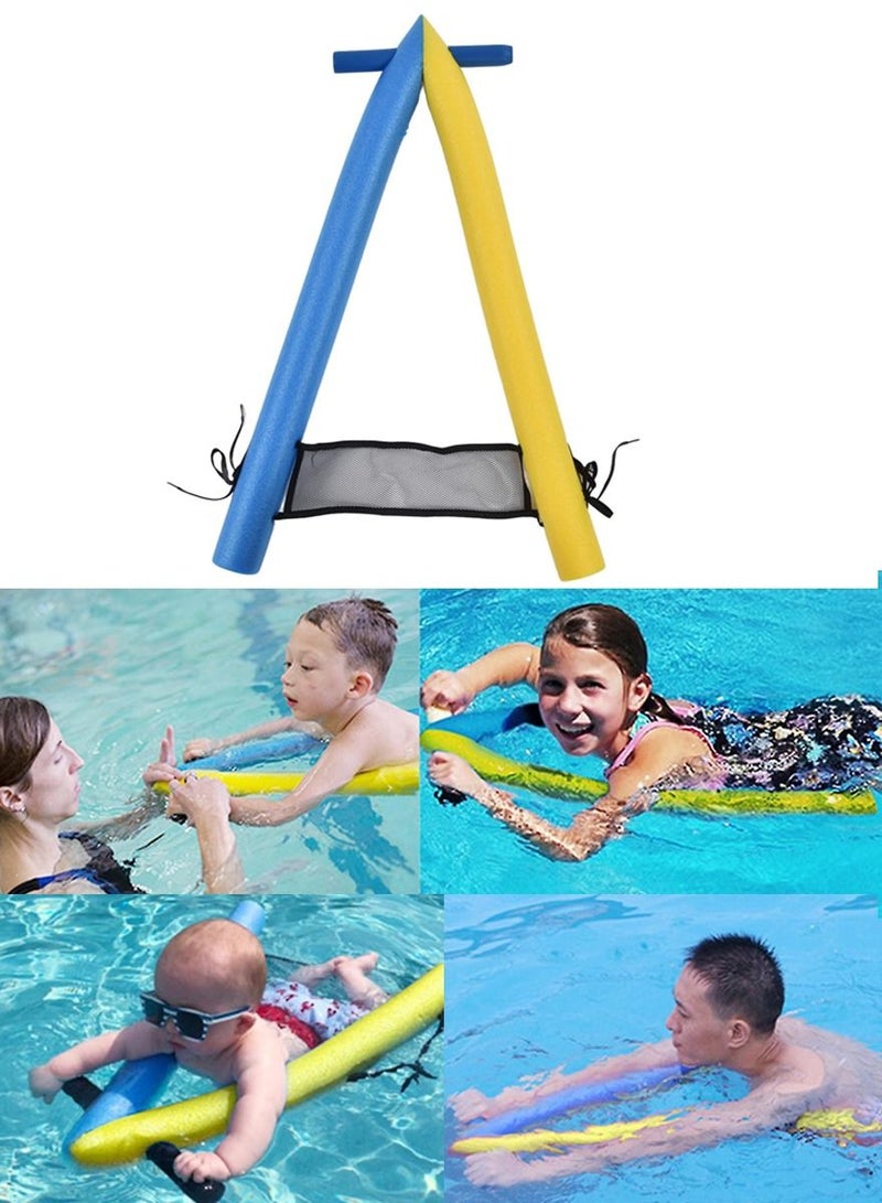 Wave Swimming Kickboard with Handle, Training Aid for Adults and Children, Ideal for Water Relaxation, Floating, Swimming, Learning, Strong Buoyancy, Large Bearing Capacity - 82cm - Image 1