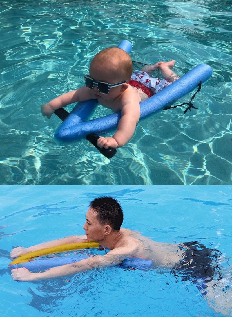 Wave Swimming Kickboard with Handle, Training Aid for Adults and Children, Ideal for Water Relaxation, Floating, Swimming, Learning, Strong Buoyancy, Large Bearing Capacity - 82cm - Image 4