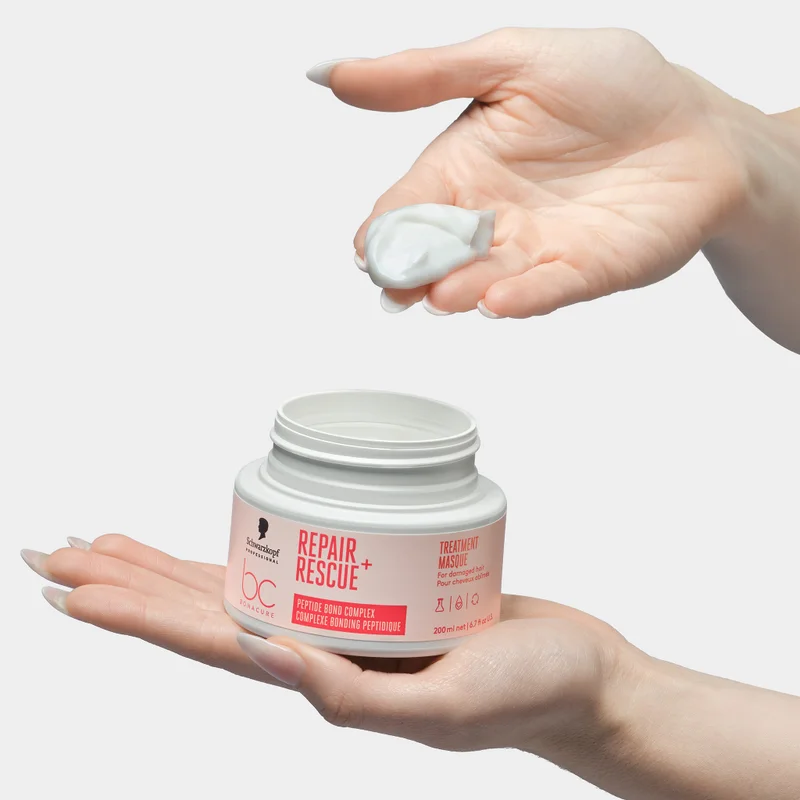 Schwarzkopf Professional Bonacure Repair Rescue Treatment For Damaged Hair - Vegan & Silicone Free - 200ml