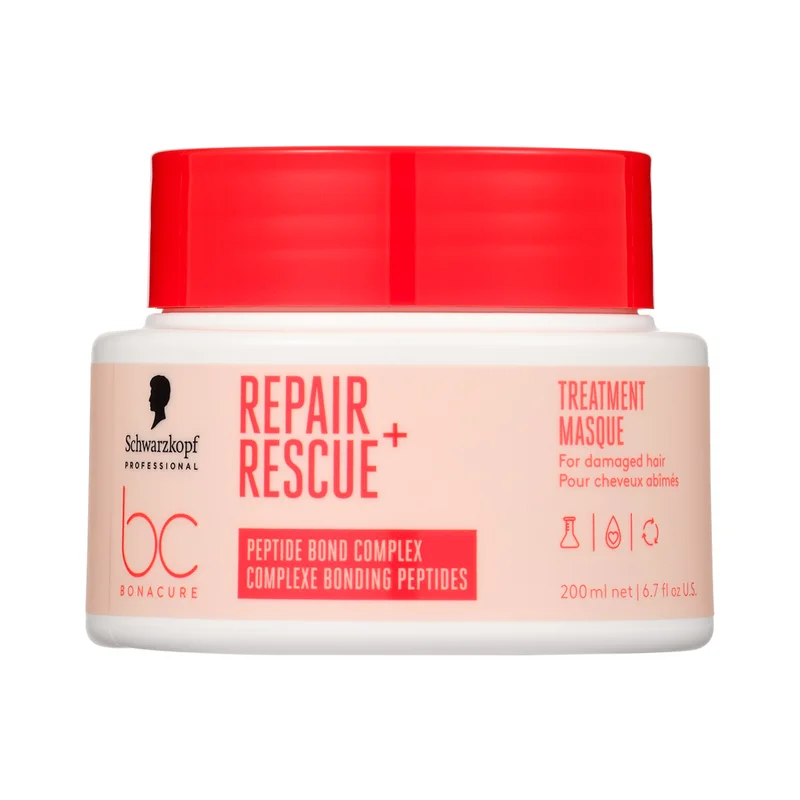 Schwarzkopf Professional Bonacure Repair Rescue Treatment For Damaged Hair - Vegan & Silicone Free - 200ml