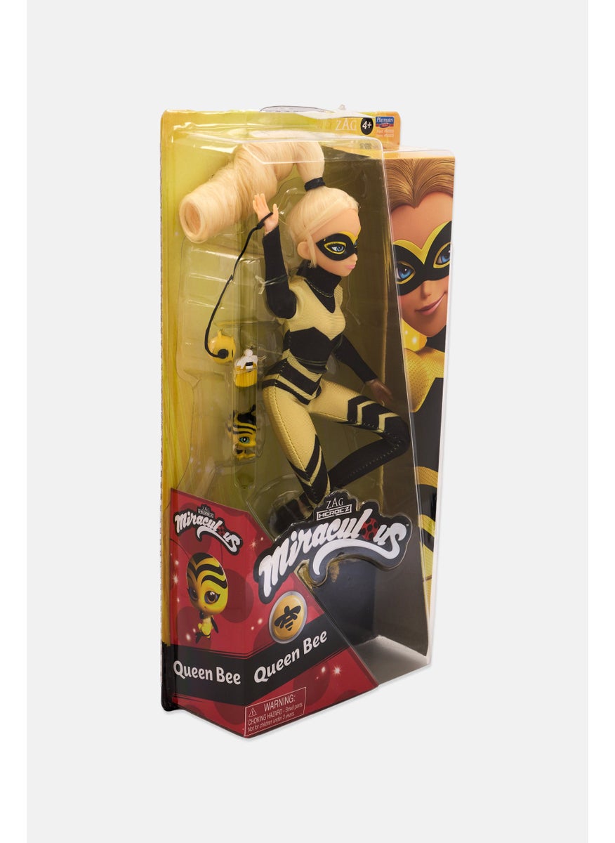 ZAG Heroez Miraculous Super Poseable Queen Bee Fashion Doll, Yellow  - Image 3