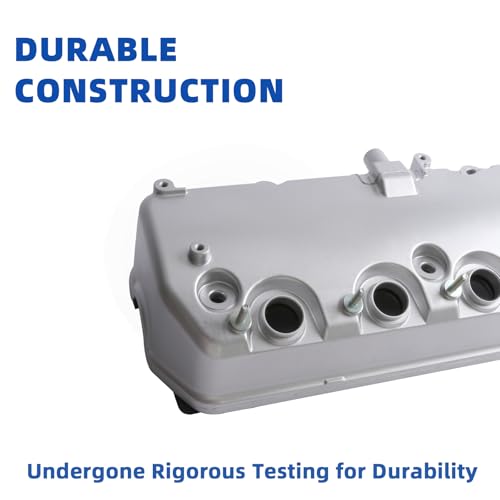 MITZONE Aluminum Valve Cover with Gasket Compatible with Honda Civic 2001 2002 2003 2004 2005 1.7L L4 Replace 12310PLC000 12310PMMA00 - Image 5