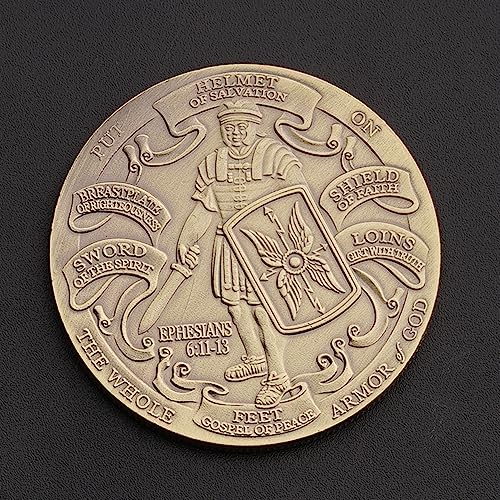 Glamtune Put On The Full Armor of God Challenge Coin Bronze Plated - Image 5