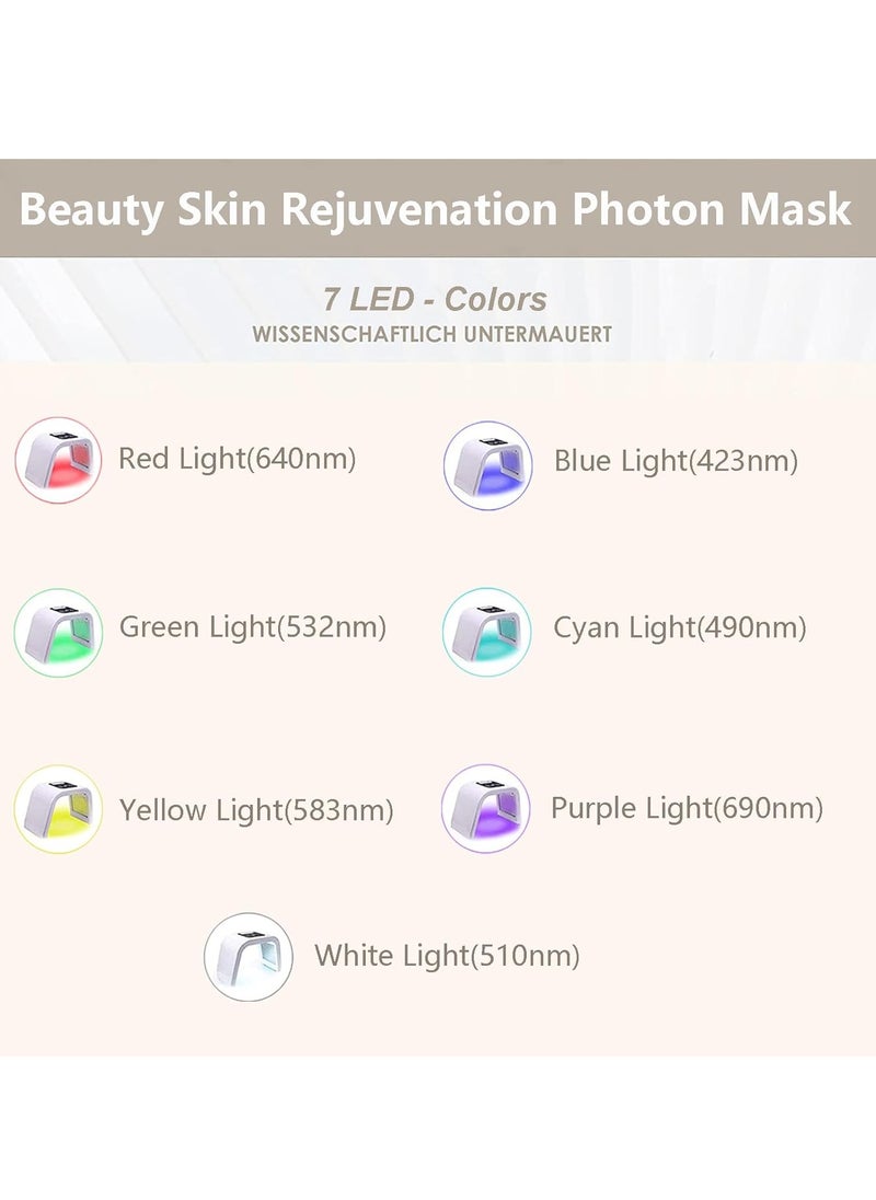 M MIAOYAN LED light therapy mask, 7-in-1 home skin care and beauty device  - Image 2