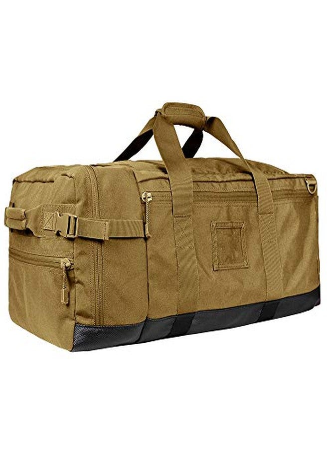 Condor Colossus Duffel Bag - 3 in 1 Rugged Tactical Gear Bag - Backpack/Duffle/Shoulder - Lightweight Multicompartment with 52L Storage - Coyote Brown (Military, Outdoors, First Responders) - Image 4