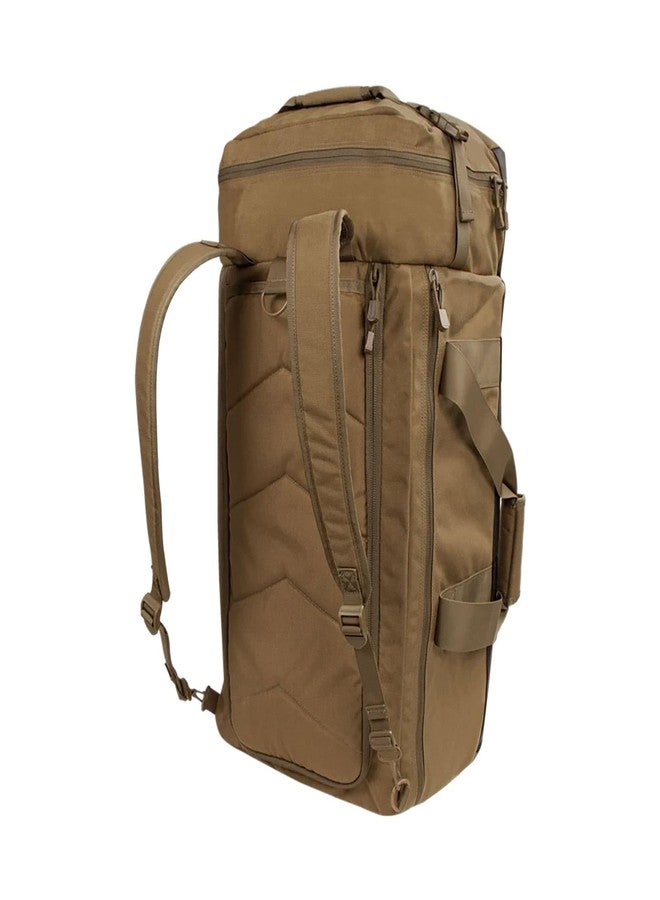 Condor Colossus Duffel Bag - 3 in 1 Rugged Tactical Gear Bag - Backpack/Duffle/Shoulder - Lightweight Multicompartment with 52L Storage - Coyote Brown (Military, Outdoors, First Responders) - Image 2