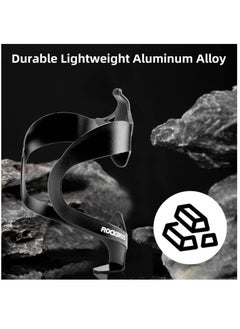 Excefore Bike Water Bottle Holder, Lightweight Durable Alloy Aluminum Bike Water Bottle Cage Bike Cup Holder for Road Bike & Mountain Bike  - Image 3