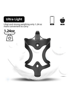 Excefore Bike Water Bottle Holder, Lightweight Durable Alloy Aluminum Bike Water Bottle Cage Bike Cup Holder for Road Bike & Mountain Bike  - Image 2