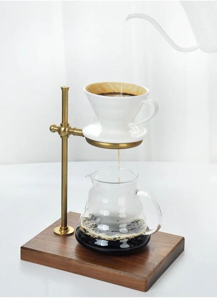 Youque - Ceramic Coffee Filter Cup, V-Shaped 60 Coffee Dripper Large Size V02 2-4 Cups - Image 1
