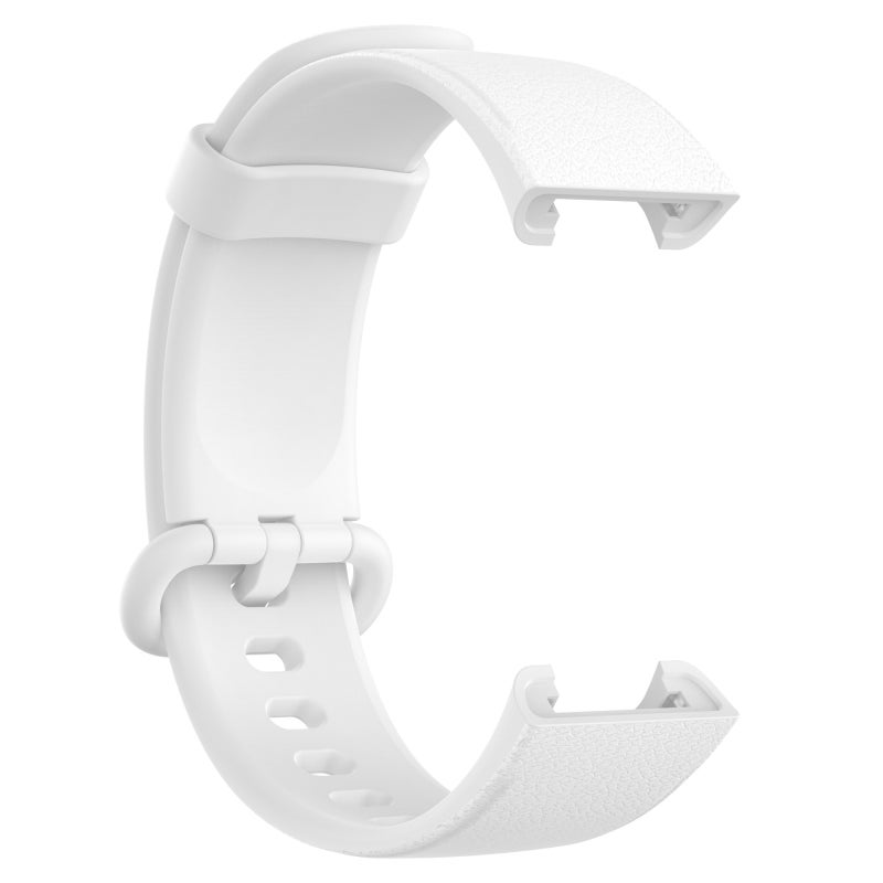 erorex For Xiaomi Mi Watch Lite / Redmi Watch Litchi Texture Leather Watch Band(White) - Image 3