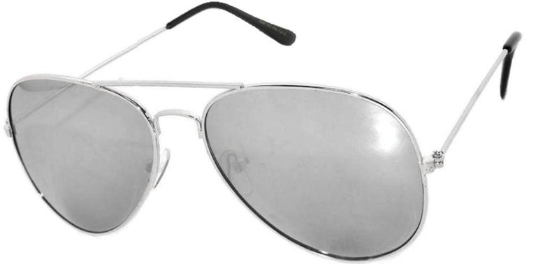 OWL 12 Pack Aviator Sunglasses Black, Gold, Silver Frame Full Mirror Lens for Women Men - Image 4