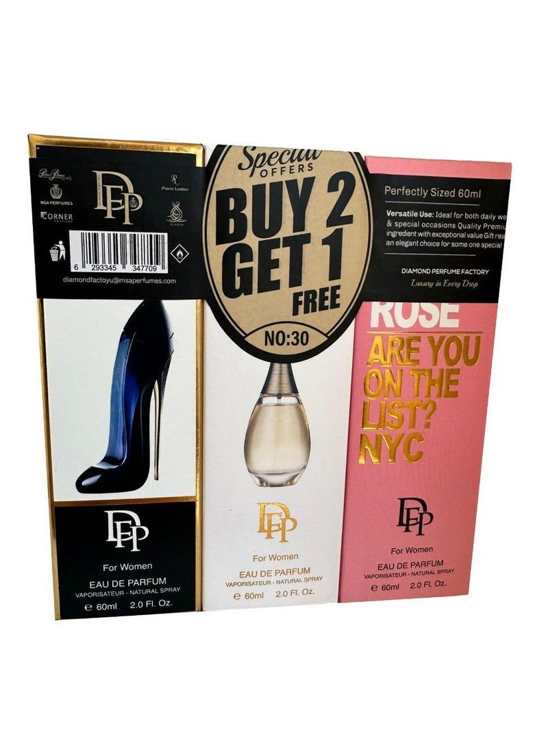 Diamond Special Offer Buy 2 Get 1 Free NO.30 For Women - Image 2