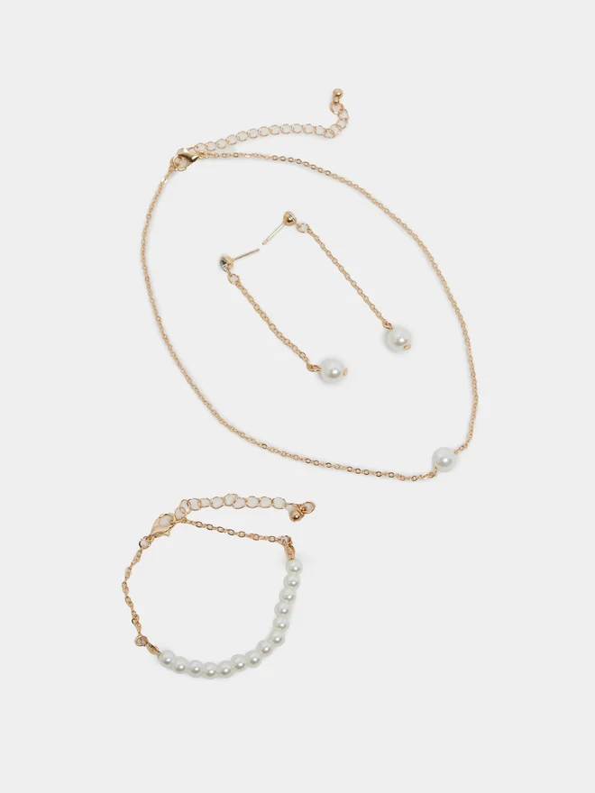 Styli Styli Faux Pearl Jewelry Set
