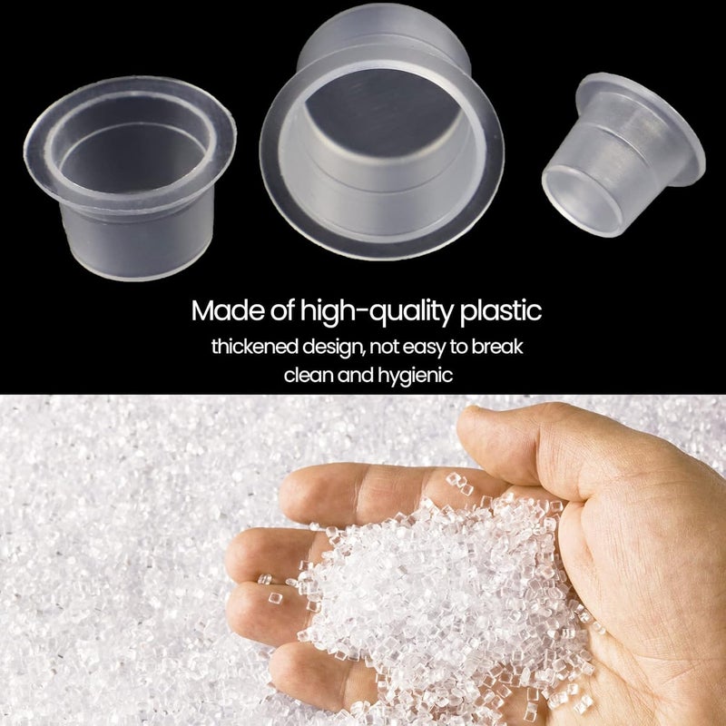 SIGMA PRO SIGMA PRO Tattoo Ink Caps 500PCS Mixed Size Ink Cups for Tattooing Microblading Pigment Caps Tattoo Supplies and Equipment Tattoo Accessories Kit - Image 4