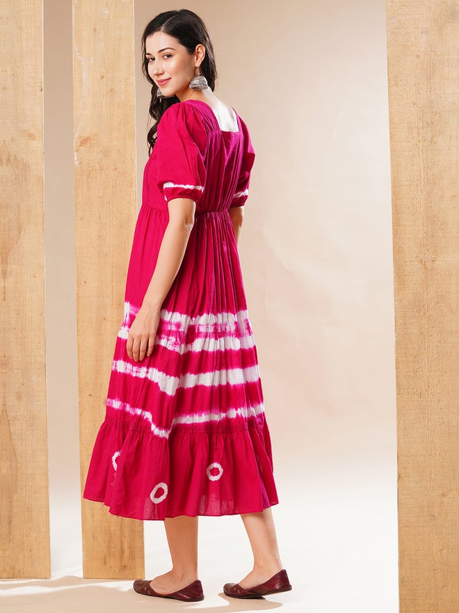 globus Tie-Dye Tiered Dress - Image 3