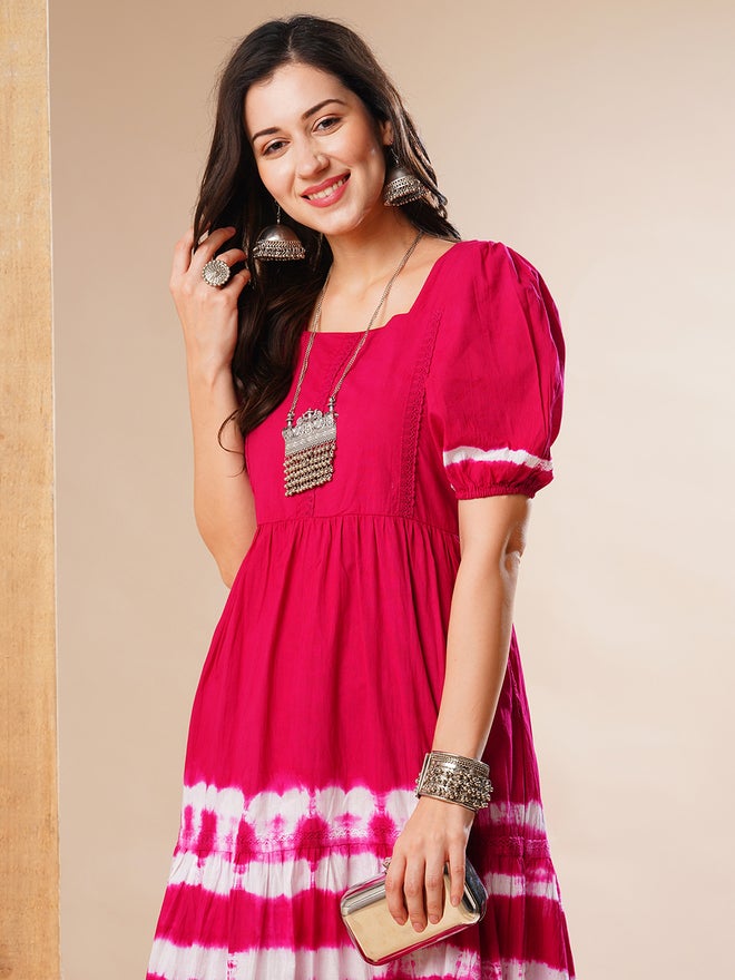 globus Tie-Dye Tiered Dress - Image 5